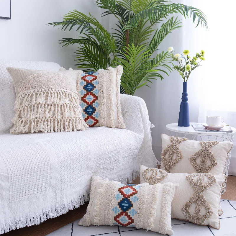 Bohemian Beige Tassels Pillow Case 30x50cm 45x45cm Tufted Nordic Style Cushion Covers For Chair Sofa Home Decoration
Bohemian Beige Tassels Pillow Case 30x50cm 45x45cm Tufted Nordic Style Cushion Covers For Chair Sofa Home Decoration