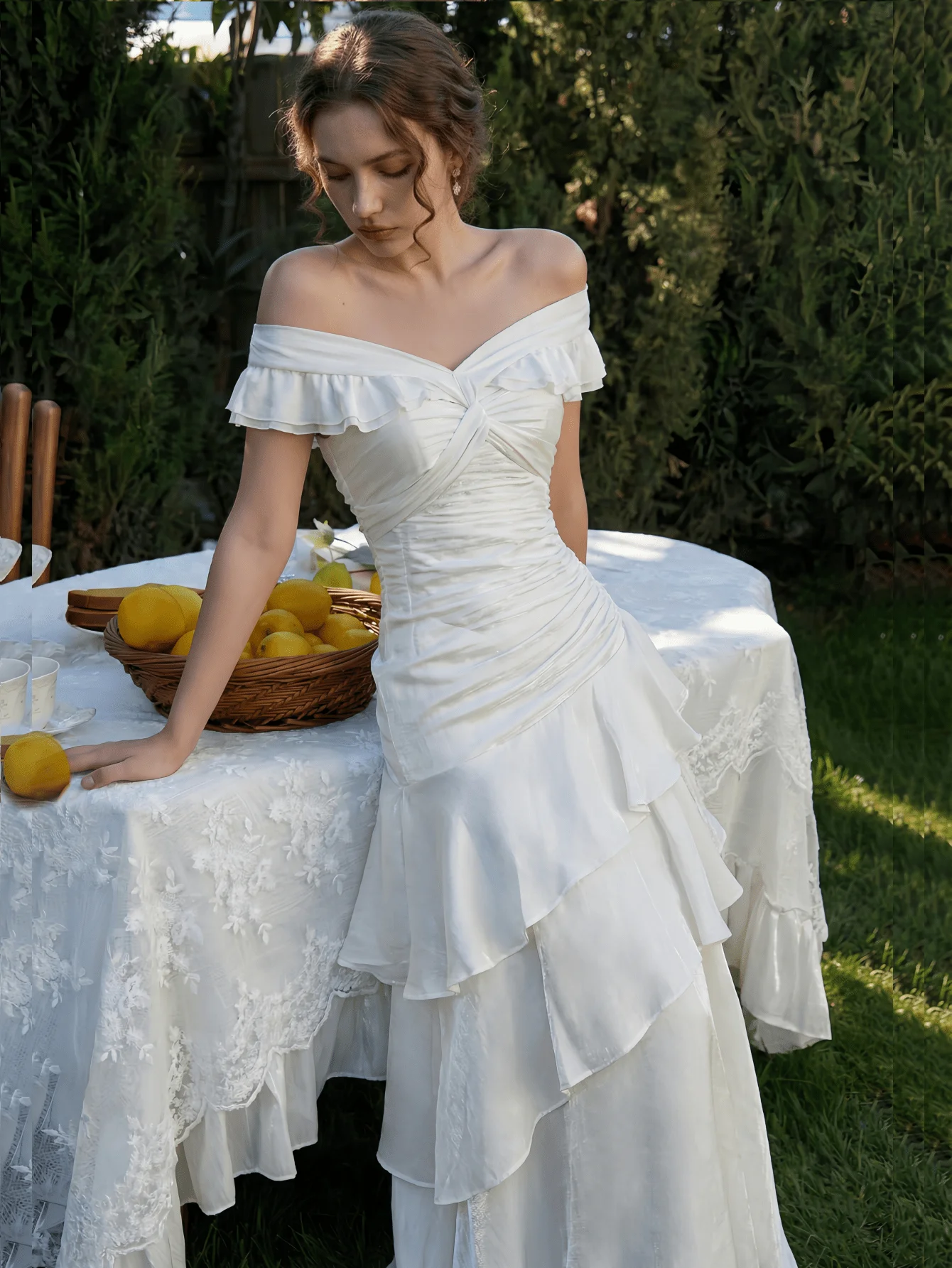 Elegant and Chic Glitter Prom Dress Women Romantic Off The Shoulder Outfits Ruffles Party Evening Modest Dresses Cocktail Robe
Elegant and Chic Glitter Prom Dress Women Romantic Off The Shoulder Outfits Ruffles Party Evening Modest Dresses Cocktail Robe