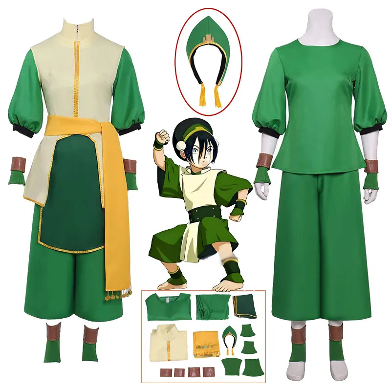 Anime The Last Cosplay Costume Toph Beifong Airbender coat pants Nice Stitching cosplay outfits for Adults Role Play Party
Anime The Last Cosplay Costume Toph Beifong Airbender coat pants Nice Stitching cosplay outfits for Adults Role Play Party
