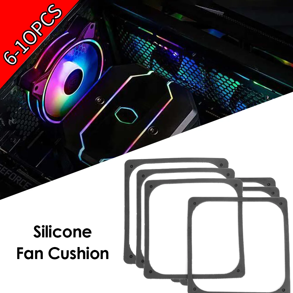 6/10pcs 120mm Anti-vibration Gasket Silicone Shock Proof Absorption Pad Reduse Noise Anti for PC Computer Case Fan
6/10pcs 120mm Anti-vibration Gasket Silicone Shock Proof Absorption Pad Reduse Noise Anti for PC Computer Case Fan
