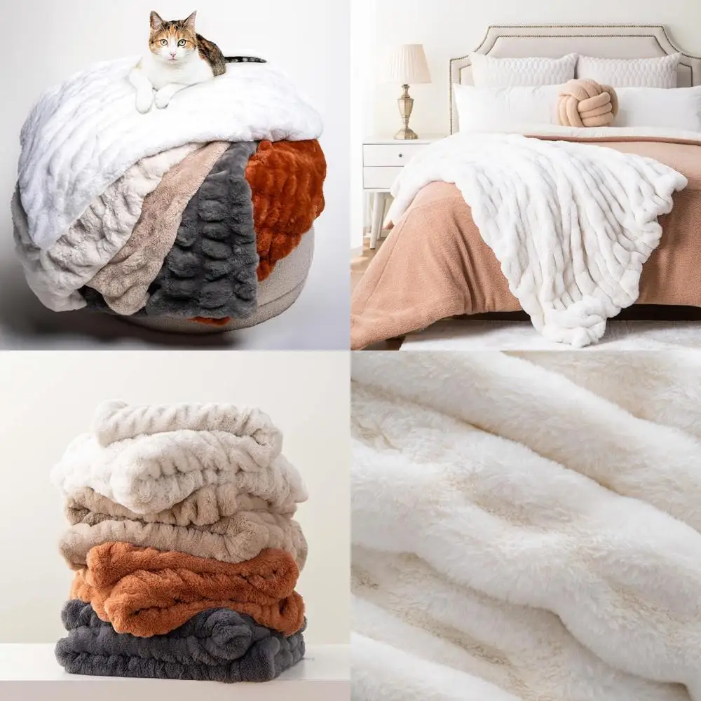 Элегантное плед из искусственного кроличьего меха с рюшами 50x60, легкое белое одеяло, можно стирать в машине для дивана, дивана, кровати
Элегантное плед из искусственного кроличьего меха с рюшами 50x60, легкое белое одеяло, можно стирать в машине для дивана, дивана, кровати