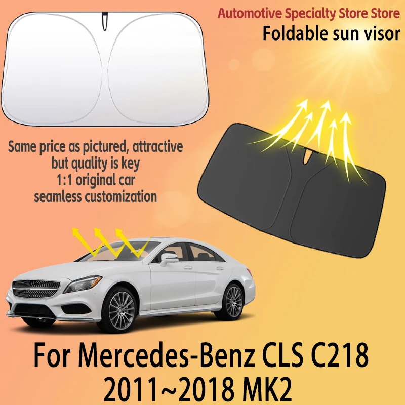 For Mercedes-Benz CLS C218 2011~2018 Front Windshield Sunshade Privacy curtain Car Heat Sun Visor High quality Auto Accessories
For Mercedes-Benz CLS C218 2011~2018 Front Windshield Sunshade Privacy curtain Car Heat Sun Visor High quality Auto Accessories