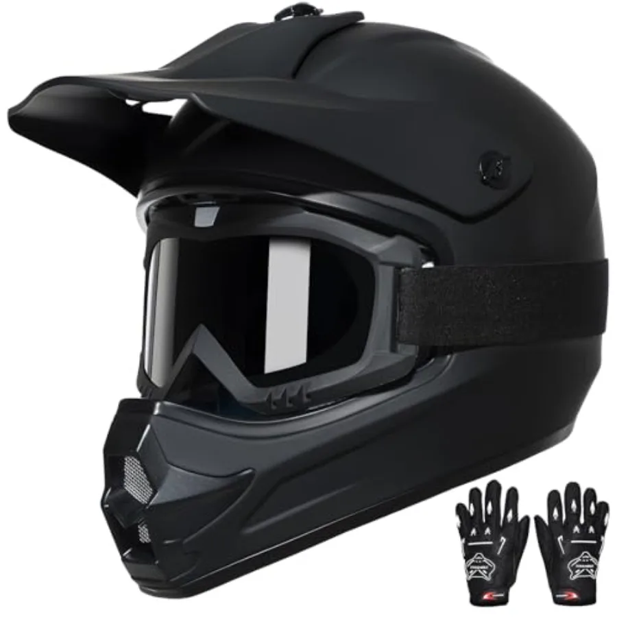 Youth Dirt Bike Helmet Full Face Motocross Helmet with Goggle Gloves DOT/FMVSS-218 Approved Motorcycle Helmet
Youth Dirt Bike Helmet Full Face Motocross Helmet with Goggle Gloves DOT/FMVSS-218 Approved Motorcycle Helmet