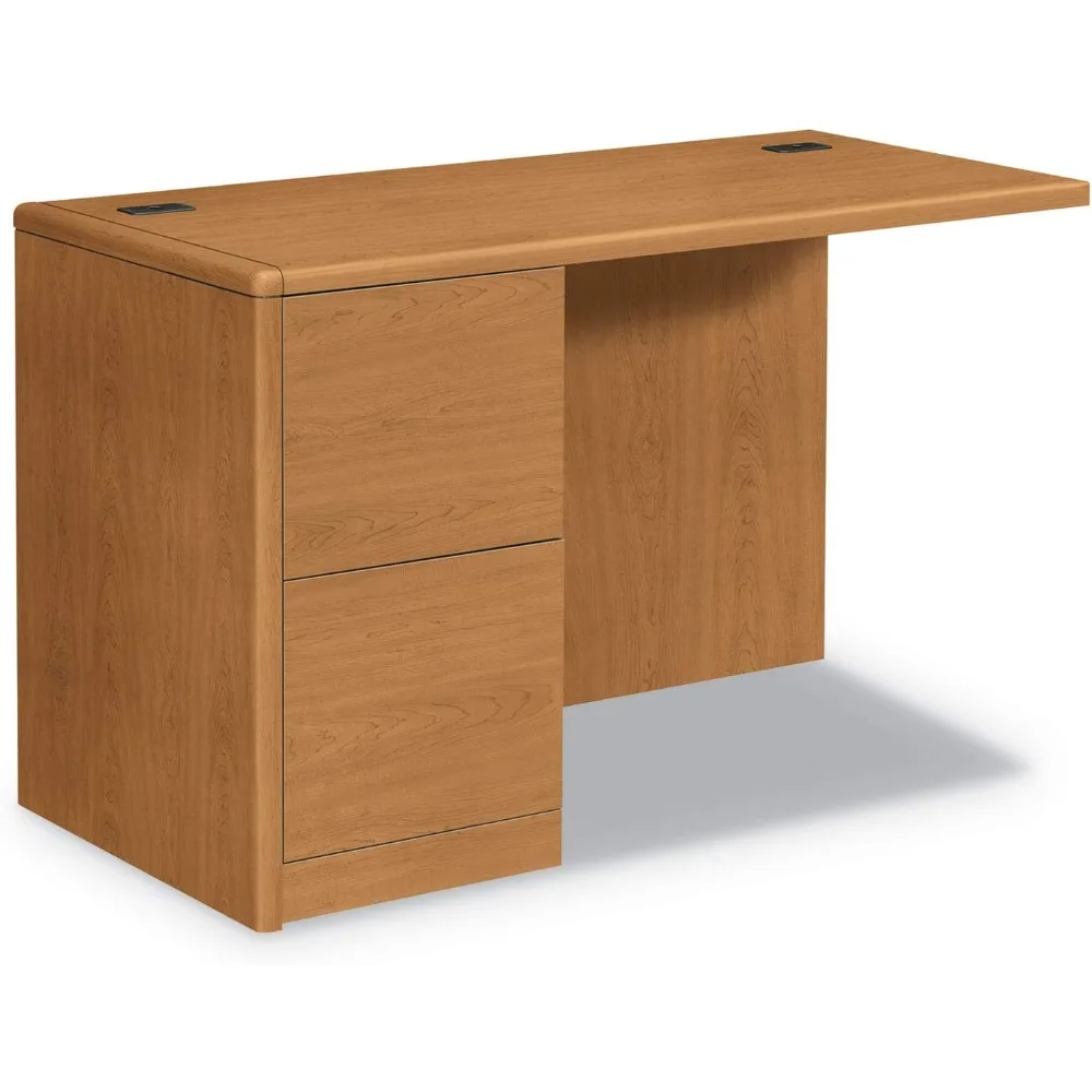 48" Harvest Colored Pedestal Desk with Left Return and File Storage, 24" Depth, 29.5" Height
48" Harvest Colored Pedestal Desk with Left Return and File Storage, 24" Depth, 29.5" Height