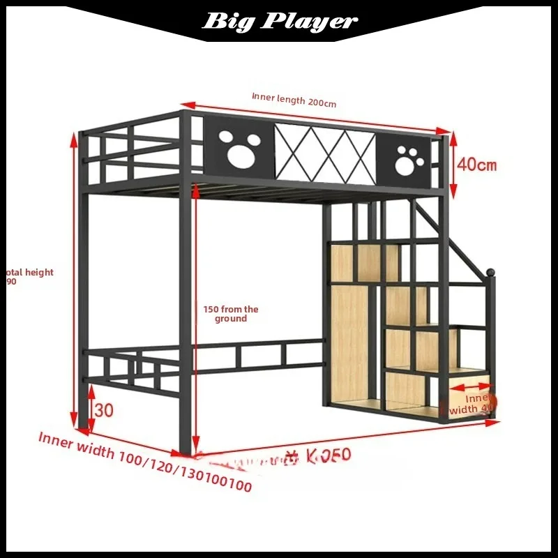 Современный простой лофт, квартира, лофт, приподнятая простыня из кованого железа, верхняя маленькая квартира, экономия места, детская кровать с железным каркасом
Современный простой лофт, квартира, лофт, приподнятая простыня из кованого железа, верхняя маленькая квартира, экономия места, детская кровать с железным каркасом