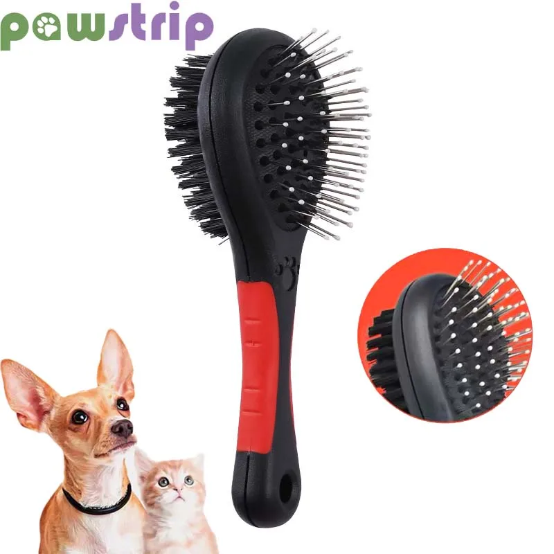 Double-sided Pet Comb Stainless Steel Needle Dog Cat Grooming Brush 2 in 1 Puppy Soft Kitten Massage Bath Brush Pet Supplies
Double-sided Pet Comb Stainless Steel Needle Dog Cat Grooming Brush 2 in 1 Puppy Soft Kitten Massage Bath Brush Pet Supplies