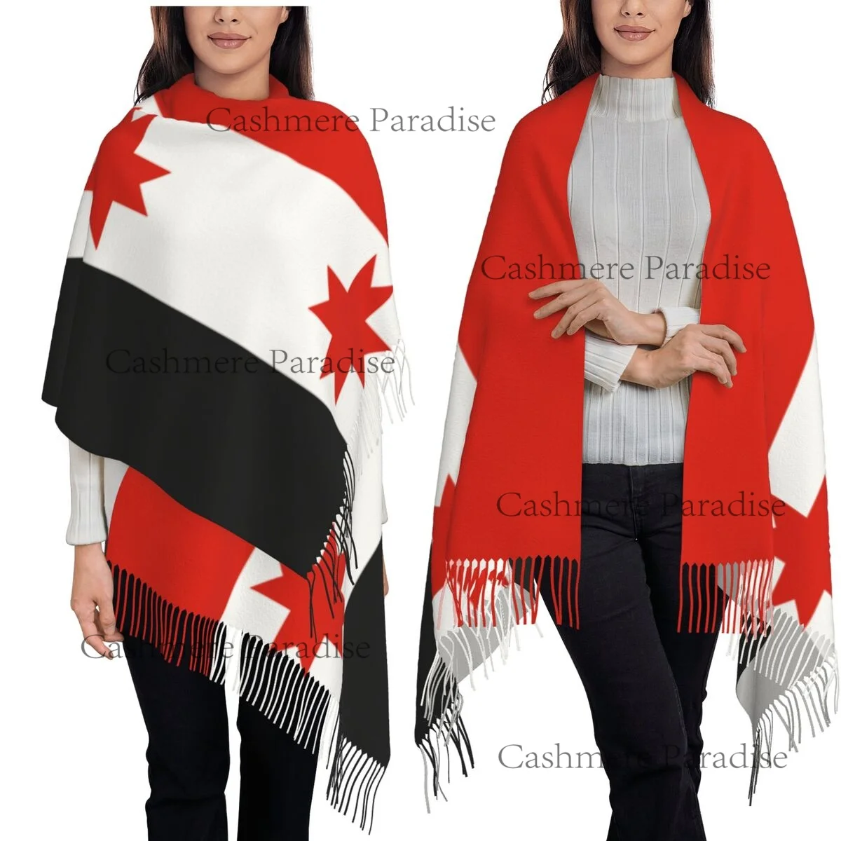 Женская шаль из пашмины с флагом Удмуртии, шарф с бахромой, длинный большой шарф
Женская шаль из пашмины с флагом Удмуртии, шарф с бахромой, длинный большой шарф