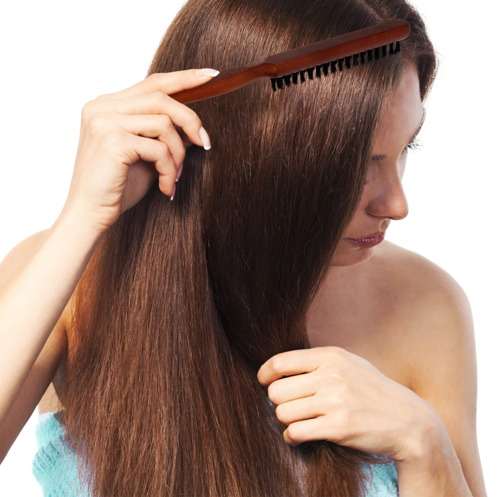 Tail Comb for Hair Styling Multifunctional Tool for Teasing and Evening Hairstyles Salon Quality Hairdressing Comb
Tail Comb for Hair Styling Multifunctional Tool for Teasing and Evening Hairstyles Salon Quality Hairdressing Comb