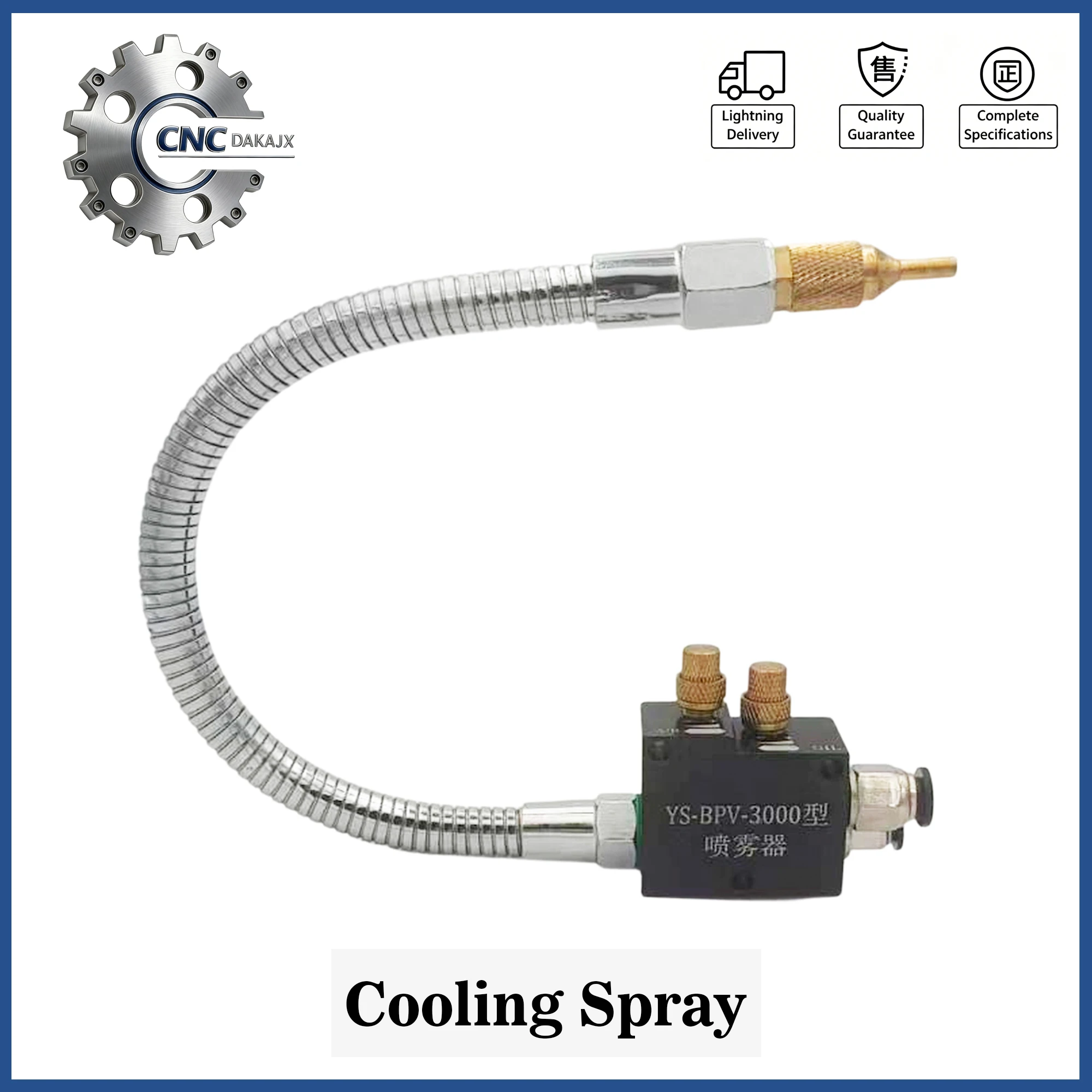 CNC Cooling Sprayer YS BPV 3000 Self priming Mist Coolant Spray System 8MM Air Pipe Lubrication Cooling Device For CNC Machine
CNC Cooling Sprayer YS BPV 3000 Self priming Mist Coolant Spray System 8MM Air Pipe Lubrication Cooling Device For CNC Machine