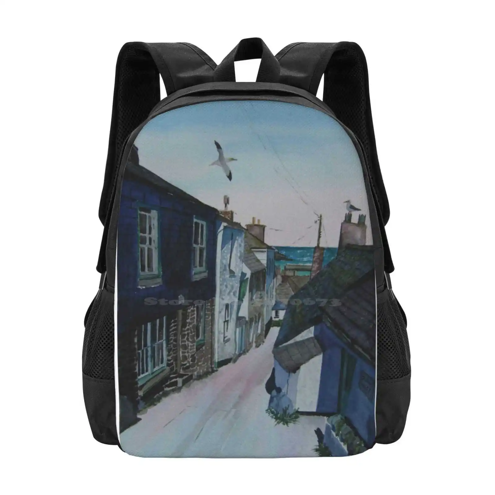 «От холма до Харбора» — порт, сумка с узором «Корнуолл», студенческий рюкзак, порт Корнундмалл, коттеджи, здания, море, океан
«От холма до Харбора» — порт, сумка с узором «Корнуолл», студенческий рюкзак, порт Корнундмалл, коттеджи, здания, море, океан