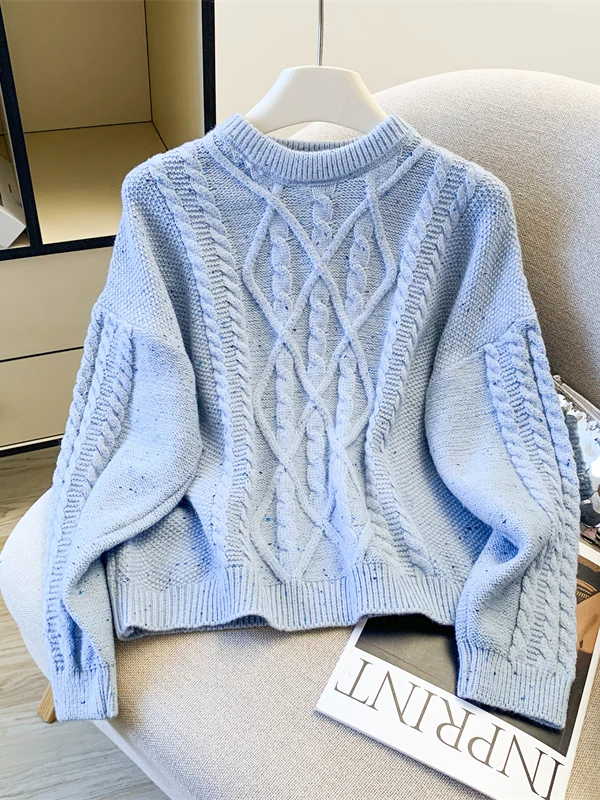 Женский трикотаж больших размеров, повседневный свободный круглый свитер Ne, универсальная удобная зимняя верхняя одежда, топ Sli Lazy Sle
Женский трикотаж больших размеров, повседневный свободный круглый свитер Ne, универсальная удобная зимняя верхняя одежда, топ Sli Lazy Sle