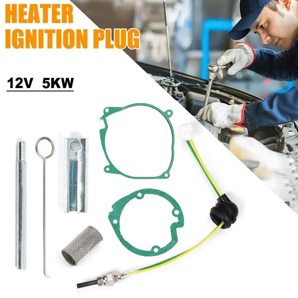 Car Heater Ceramic Electric Heating Plug 12V/24V Diesel Heater Service Kit Glow Plug & Gasket Repair Parts Accessories
Car Heater Ceramic Electric Heating Plug 12V/24V Diesel Heater Service Kit Glow Plug & Gasket Repair Parts Accessories