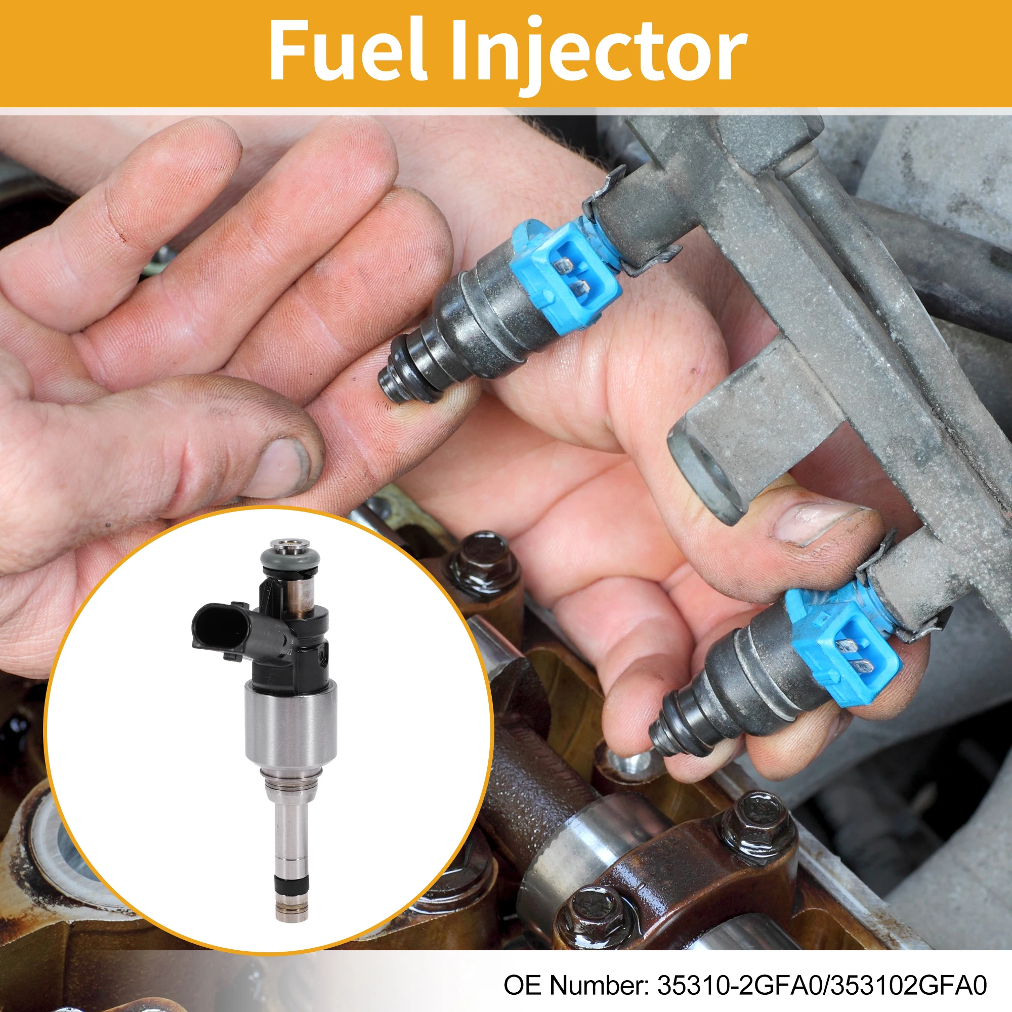 UXCELL 1 шт. No 35310-2GFA0 Топливная форсунка для Hyundai Santa Fe Sport 14-18
UXCELL 1 шт. No 35310-2GFA0 Топливная форсунка для Hyundai Santa Fe Sport 14-18