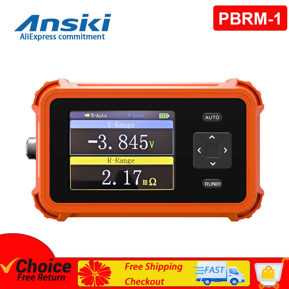 Высокоточный тестер внутреннего сопротивления литиевой батареи Ansiki PBRM-1 18650, анализ емкости, напряжения и производительности
Высокоточный тестер внутреннего сопротивления литиевой батареи Ansiki PBRM-1 18650, анализ емкости, напряжения и производительности