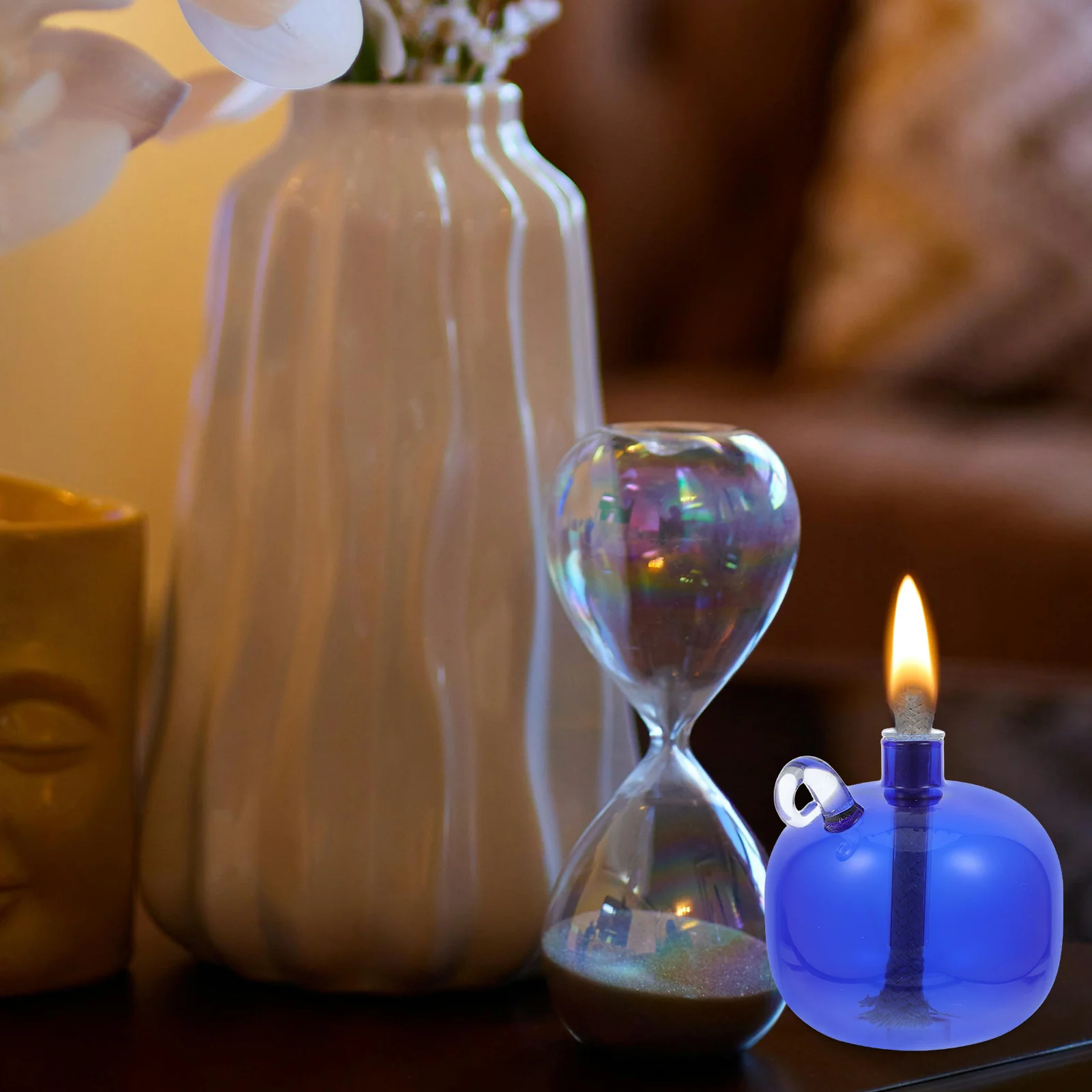 Refillable Round Glass Oil Lamp Borosilicate Clear Indoor Use Modern Design Elegant Home Decoration Oil Lamps for Indoor Use
Refillable Round Glass Oil Lamp Borosilicate Clear Indoor Use Modern Design Elegant Home Decoration Oil Lamps for Indoor Use