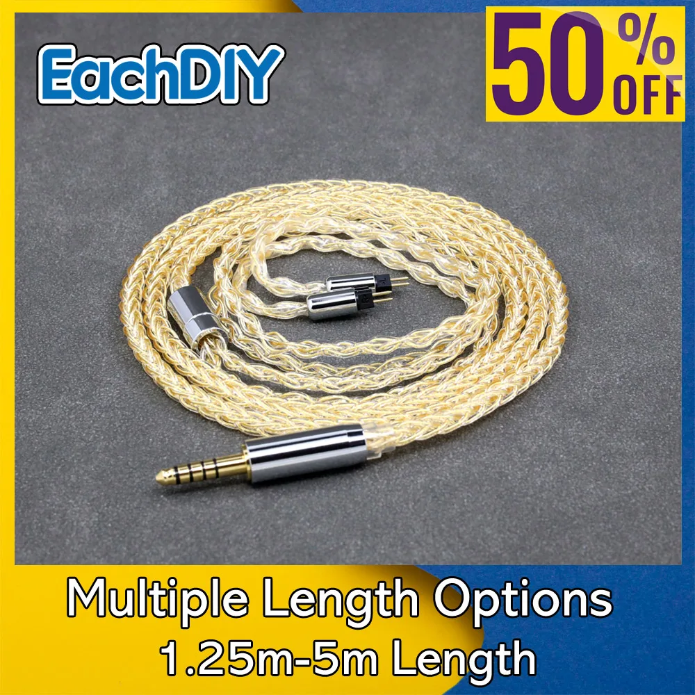 8 Core 99% 7n Pure Silver 24k Gold Plated Earphone Cable For TANCHJIM ORIGIN Oxygen 4U OLA lengthened extended 0.78mm pin 8814
8 Core 99% 7n Pure Silver 24k Gold Plated Earphone Cable For TANCHJIM ORIGIN Oxygen 4U OLA lengthened extended 0.78mm pin 8814