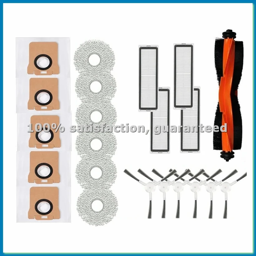 Аксессуары для робота-пылесоса X20+ / X20 Plus: основная и боковые щетки, HEPA-фильтр, салфетка для влажной уборки, мешок для сбора пыли (замена) - ABRM
Аксессуары для робота-пылесоса X20+ / X20 Plus: основная и боковые щетки, HEPA-фильтр, салфетка для влажной уборки, мешок для сбора пыли (замена) - ABRM