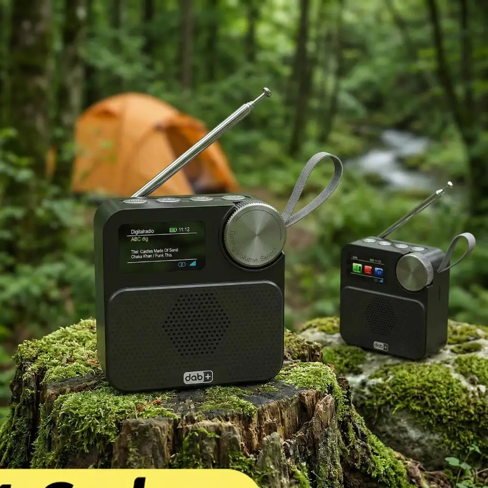 Mini Portable Radio FM/DAB/DAB+ Battery Powered Speaker Bluetooth Internet Digital Radio Receiver for Running Walking Emergency
Mini Portable Radio FM/DAB/DAB+ Battery Powered Speaker Bluetooth Internet Digital Radio Receiver for Running Walking Emergency
