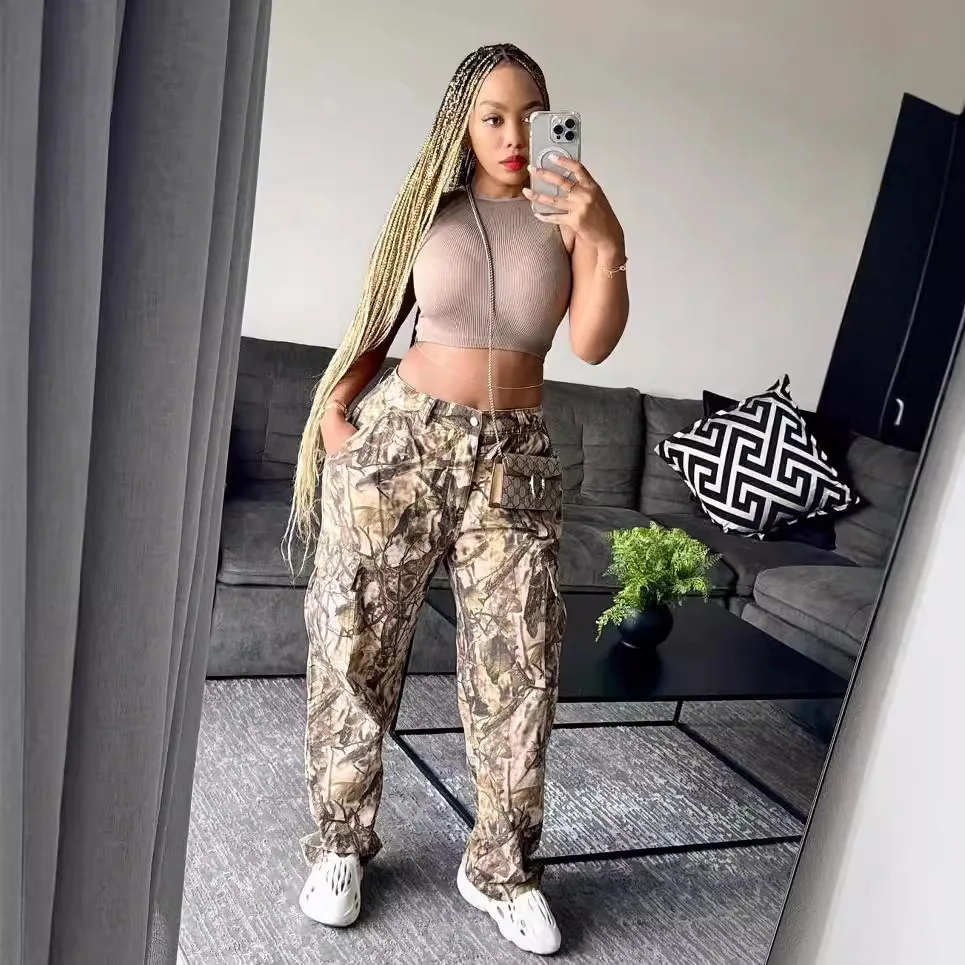 Loose Straight Leg Casual Workwear Pants S6969 New Branch Design High Waist Polyester Fiber Printed High Waist Trousers
Loose Straight Leg Casual Workwear Pants S6969 New Branch Design High Waist Polyester Fiber Printed High Waist Trousers