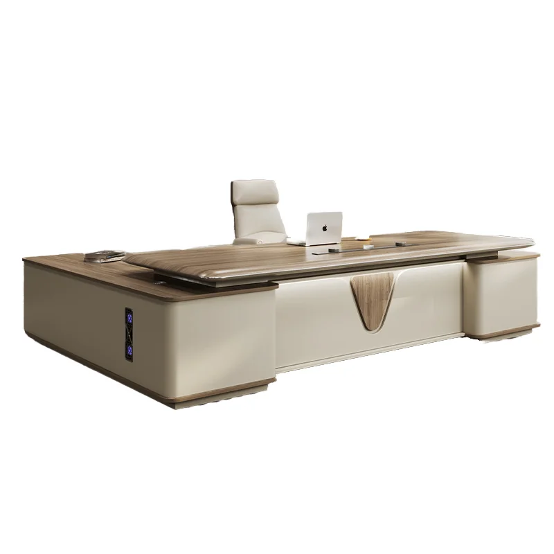 *White High-End Simple Modern Lacquered Modular Executive President's Desk Chair Set Light Luxury Elegant
*White High-End Simple Modern Lacquered Modular Executive President's Desk Chair Set Light Luxury Elegant
