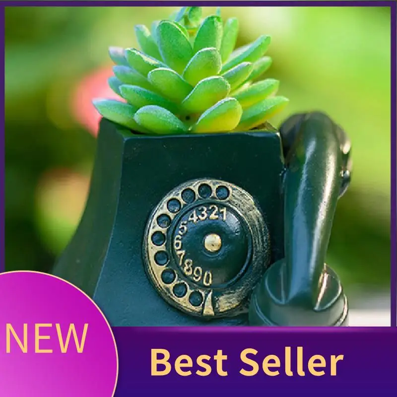 Small Telephone Succulent Planter With Drain Hole Flowerpot Desk Decorate Ornament Personalized Gift Living Room Craftsb Durable
Small Telephone Succulent Planter With Drain Hole Flowerpot Desk Decorate Ornament Personalized Gift Living Room Craftsb Durable