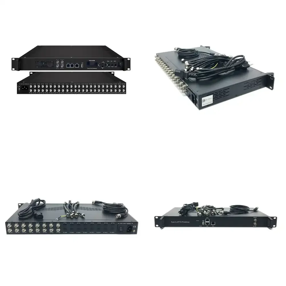 Yatai 3508B- 16 Tuners Tuner IP Gateway 2 ASI DVB S2 DVBC ISDBT ATSC Gateway
Yatai 3508B- 16 Tuners Tuner IP Gateway 2 ASI DVB S2 DVBC ISDBT ATSC Gateway