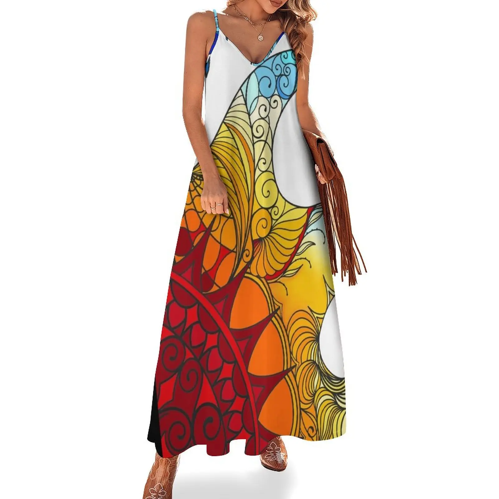 Tangled Sunshine Sleeveless Dress Summer women's clothing long sleeve dress Dress
Tangled Sunshine Sleeveless Dress Summer women's clothing long sleeve dress Dress