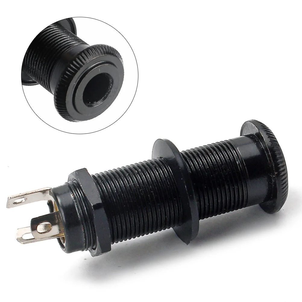 Strictly Tested Guitar Jack Cylinder Input Jacks Copper Output Short Feet Good Workmanship Black Bass Barrel with Sturdy
Strictly Tested Guitar Jack Cylinder Input Jacks Copper Output Short Feet Good Workmanship Black Bass Barrel with Sturdy
