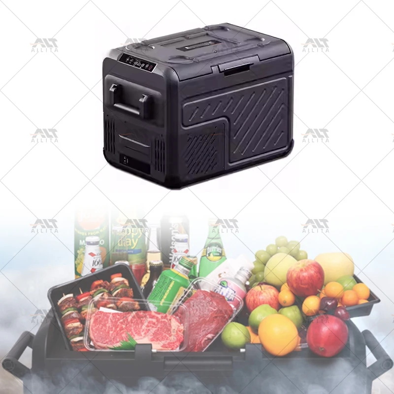 Outdoor Camping Refrigeration And Freezing Dual Temperature And Dual Control 55L Car Refrigerator Car Accessories
Outdoor Camping Refrigeration And Freezing Dual Temperature And Dual Control 55L Car Refrigerator Car Accessories