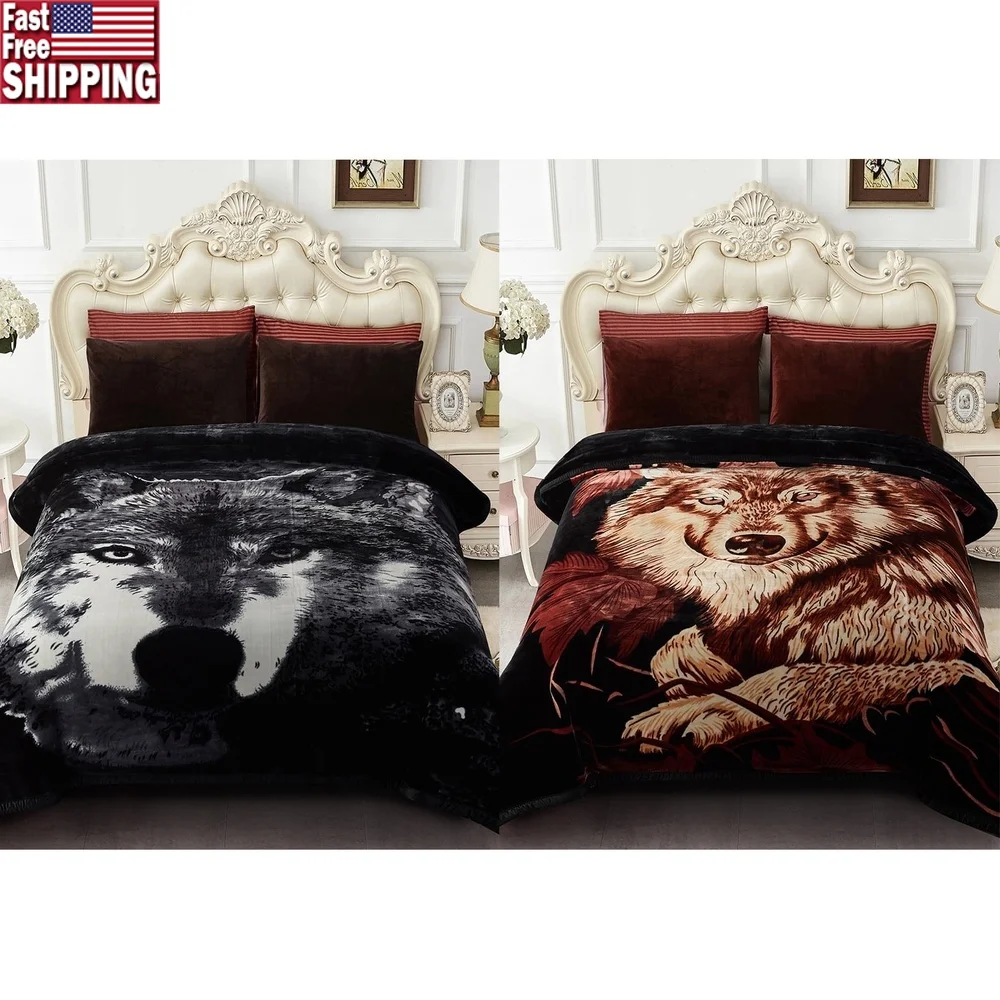 King Size Heavyweight Plush Fleece Blanket 10lbs Soft Microfiber Polyester Raschel Fabric Warm Cozy Gift Bed Sofa Travel
King Size Heavyweight Plush Fleece Blanket 10lbs Soft Microfiber Polyester Raschel Fabric Warm Cozy Gift Bed Sofa Travel
