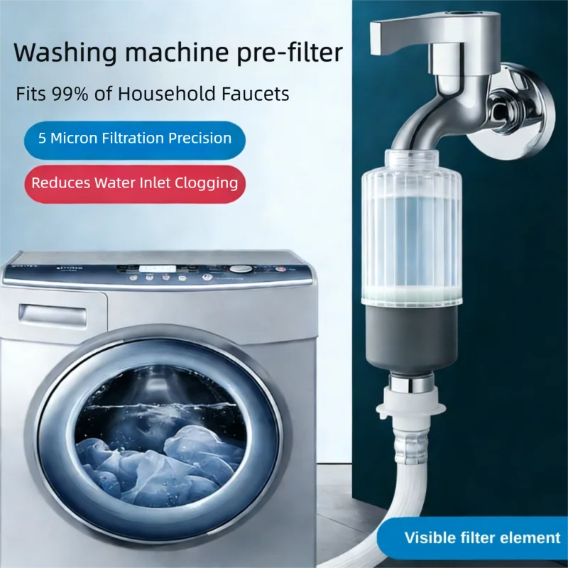 Water heater filter Washing machine pre-filter Tap water purifier Shower and bath filter
Water heater filter Washing machine pre-filter Tap water purifier Shower and bath filter