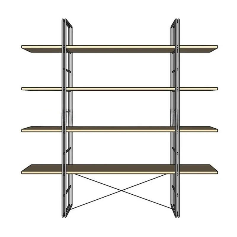Retro floor-to-ceiling shelves, multi-layer, wall ornaments, display and storage bookshelves
Retro floor-to-ceiling shelves, multi-layer, wall ornaments, display and storage bookshelves
