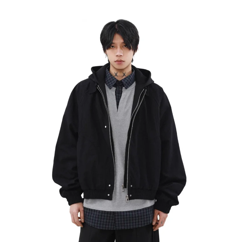 Men's spring jacket baggy casual gray hooded jacket multi-pocket American style high street fashion good quality coat for men
Men's spring jacket baggy casual gray hooded jacket multi-pocket American style high street fashion good quality coat for men