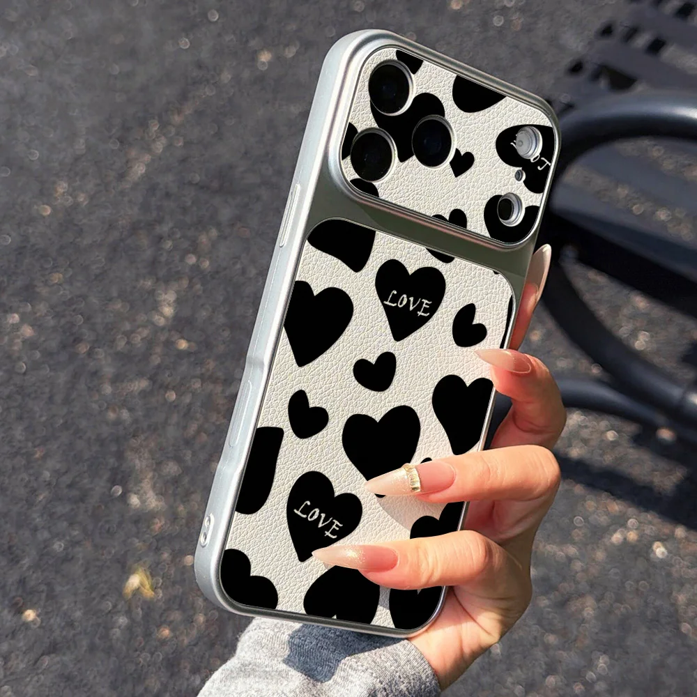 Phone Case for Apple iPhone 17 16 15 14 13 ProMax 17 16 15 14 13 Pro Case Anti-fingerprint Black & White Heart LOVE Large Window
Phone Case for Apple iPhone 17 16 15 14 13 ProMax 17 16 15 14 13 Pro Case Anti-fingerprint Black & White Heart LOVE Large Window