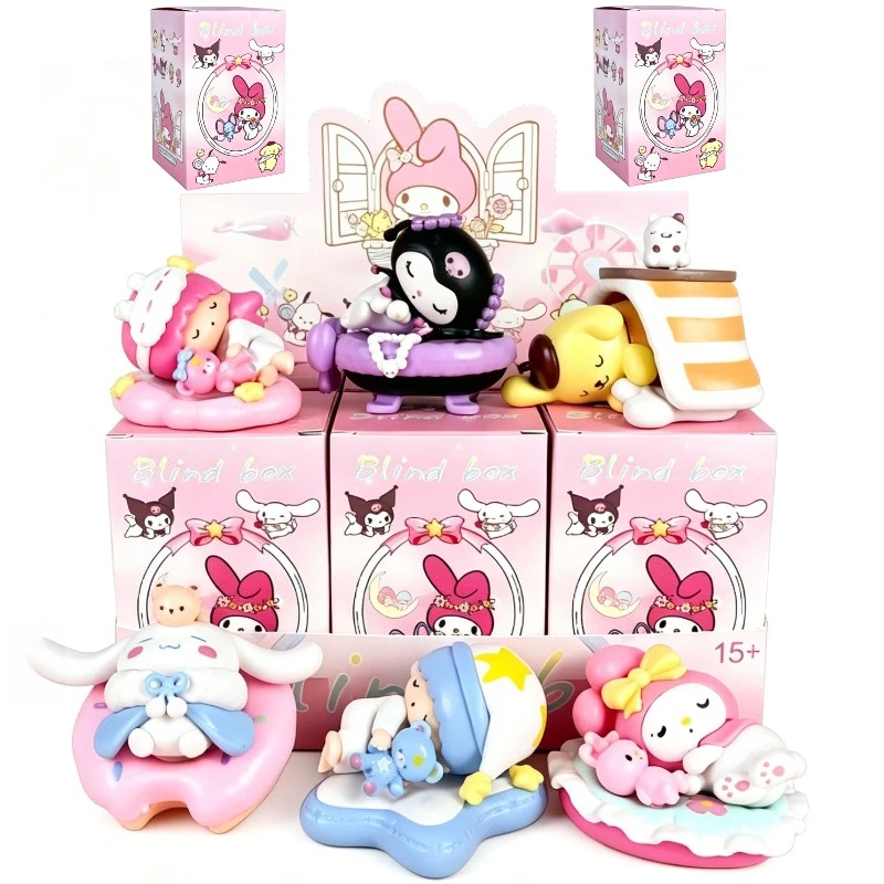 Sanrio Kuromi My Melody Blind Box Figure Cute Sleepy Anime Action Figure Model Toy Doll Collection Gift for Kids Girls
Sanrio Kuromi My Melody Blind Box Figure Cute Sleepy Anime Action Figure Model Toy Doll Collection Gift for Kids Girls