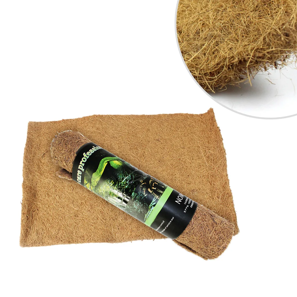 Natural Coconut Fiber Mat Terrarium Bedding Supplies Strong Filtration Easy Cleaning Air Permeable Resistant
Natural Coconut Fiber Mat Terrarium Bedding Supplies Strong Filtration Easy Cleaning Air Permeable Resistant