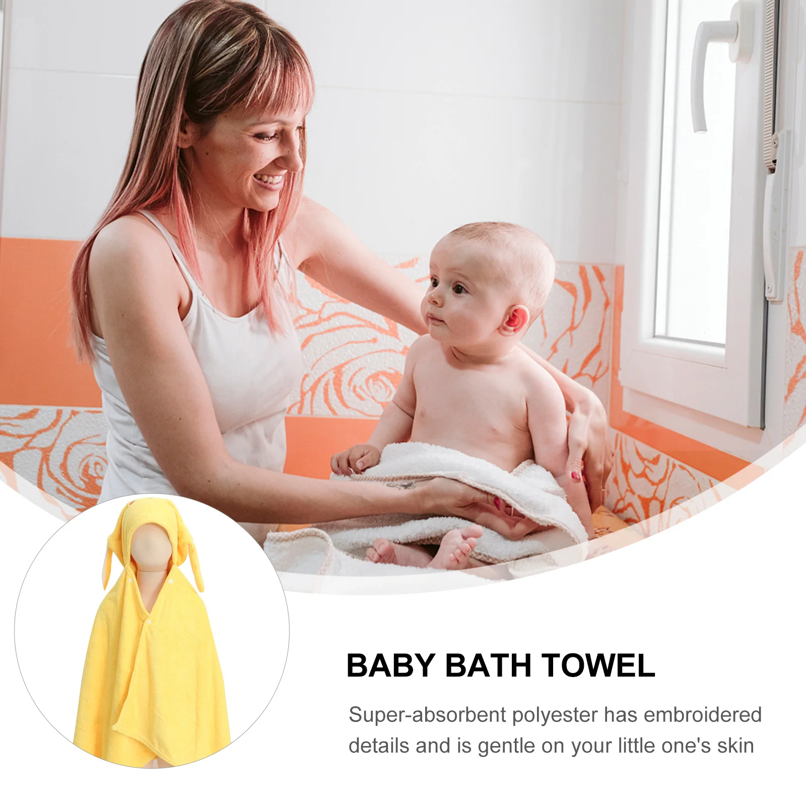 Cartoon Coral Fleece Bath Towel Dog Shape Robe Yellow 60x120cm Super Absorbent Comfortable Children Beach Towel
Cartoon Coral Fleece Bath Towel Dog Shape Robe Yellow 60x120cm Super Absorbent Comfortable Children Beach Towel