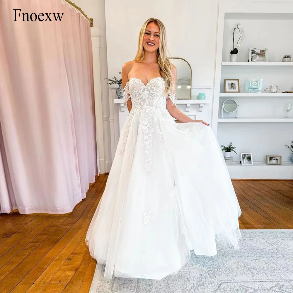 Fnoexw Beach Wedding Dress Sweetheart Plus Size Boho Women Bridal Gown Tulle Vintage A Line Lace Appliques Vestidos De Novia
Fnoexw Beach Wedding Dress Sweetheart Plus Size Boho Women Bridal Gown Tulle Vintage A Line Lace Appliques Vestidos De Novia