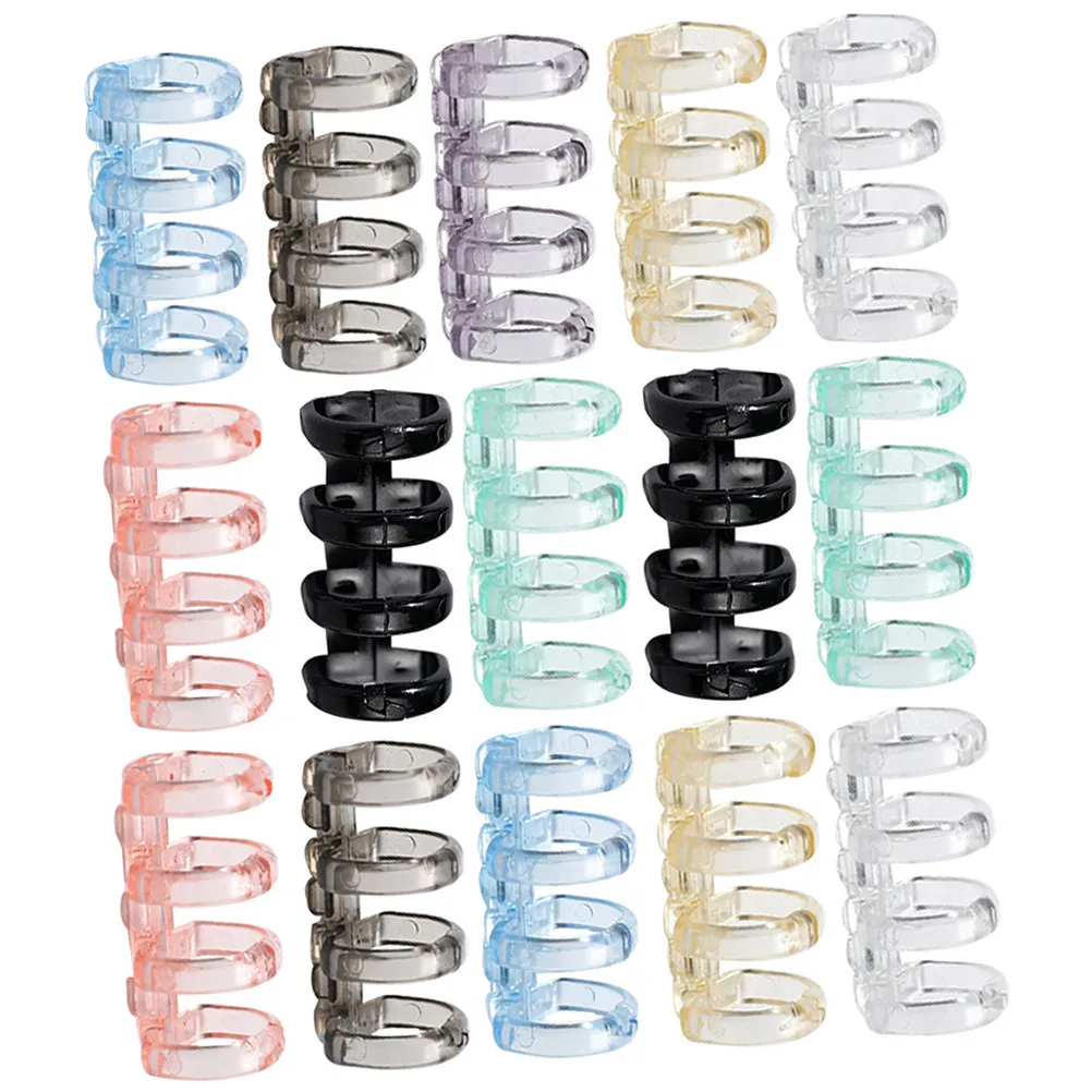 16Pcs Plastic Binder Rings for Notebook Spiral Binding Loose Leaf Book Journal Calendar DIY Scrapbook School Supply Compact
16Pcs Plastic Binder Rings for Notebook Spiral Binding Loose Leaf Book Journal Calendar DIY Scrapbook School Supply Compact
