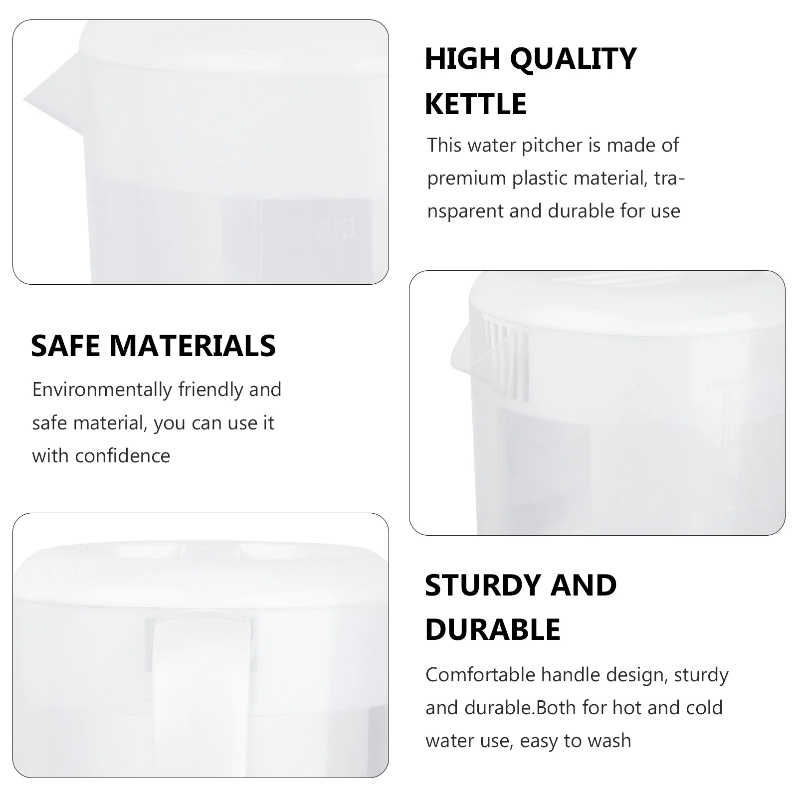 1Pcs Transparent Plastic Pitcher Cold Water Large Capacity 4000ml Beverage Container for Home Milk Tea Store
1Pcs Transparent Plastic Pitcher Cold Water Large Capacity 4000ml Beverage Container for Home Milk Tea Store