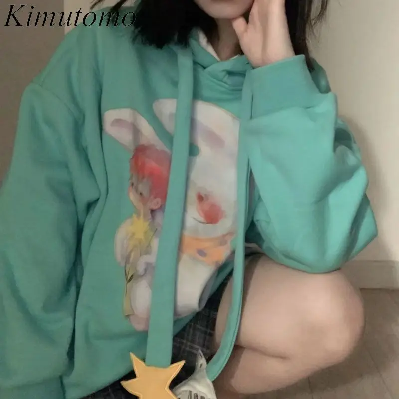 Kimutomo толстовки женские винтажные с принтом звезды и кролика Y2k эстетические Harajuku забавные милые толстовки женские повседневные
Kimutomo толстовки женские винтажные с принтом звезды и кролика Y2k эстетические Harajuku забавные милые толстовки женские повседневные