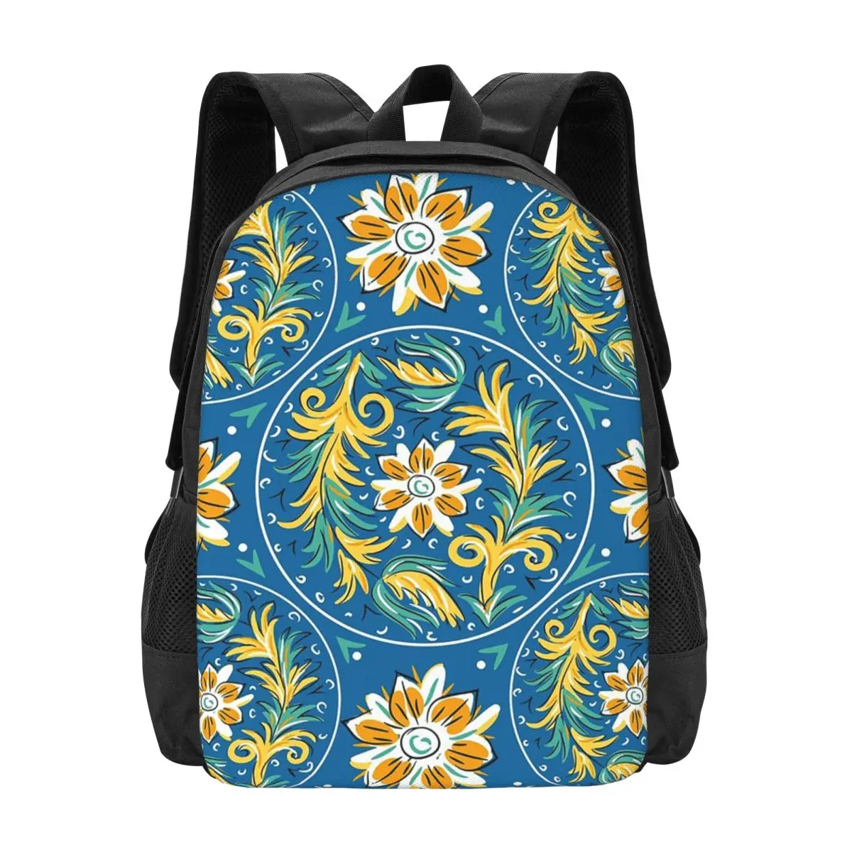 Sicilian Tiling Blu Backpack Hot Sale Daypack Large Capacity Boys Girls BookBag School Bag Shoulder Bags for Men Women
Sicilian Tiling Blu Backpack Hot Sale Daypack Large Capacity Boys Girls BookBag School Bag Shoulder Bags for Men Women