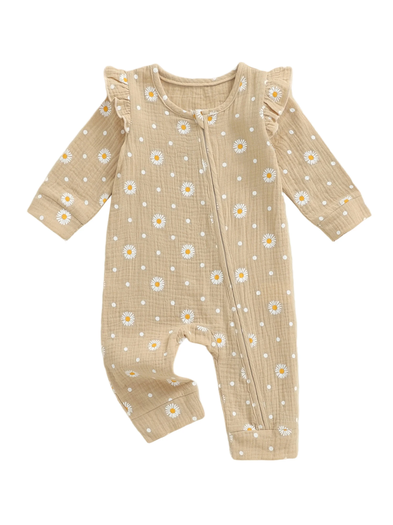 Комбинезон с длинными рукавами и цветочным принтом для маленьких девочек, повседневный комбинезон с застежкой-молнией и круглым вырезом для маленьких девочек
Комбинезон с длинными рукавами и цветочным принтом для маленьких девочек, повседневный комбинезон с застежкой-молнией и круглым вырезом для маленьких девочек