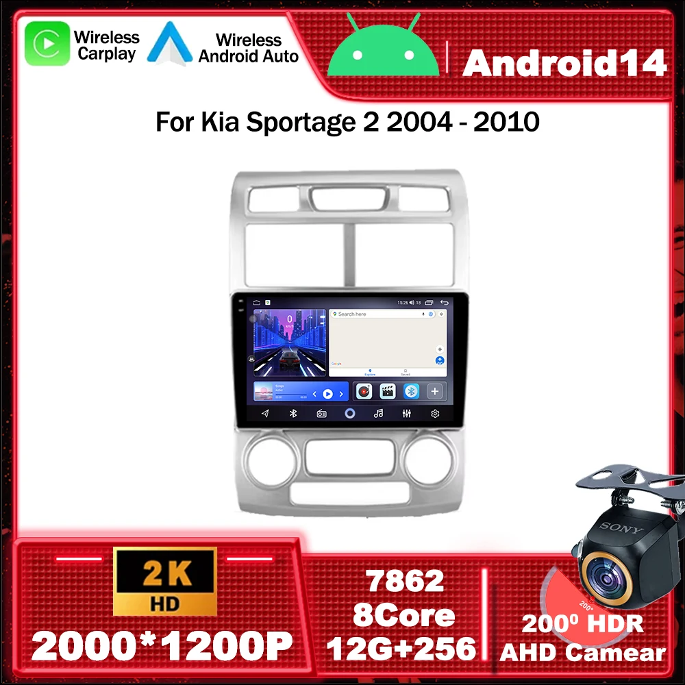 Android 14 Kia Sportage 2 2004 - 2010 Car Radio Multimedia Video Player Navigation GPS For Head Unit QLED Screen 5G WIFI Carplay
Android 14 Kia Sportage 2 2004 - 2010 Car Radio Multimedia Video Player Navigation GPS For Head Unit QLED Screen 5G WIFI Carplay