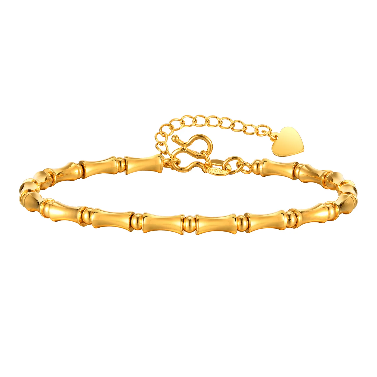 Stainless Steel Bamboo Style Link Bracelet Women, Dainty High Polish Statement Anniversary Gift
Stainless Steel Bamboo Style Link Bracelet Women, Dainty High Polish Statement Anniversary Gift