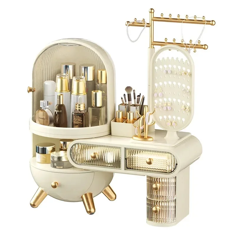 Cosmetic storage boxes Home storage Garden box Dustproof desktop skin care shelf Dresser organizer box cabinet Home Organization
Cosmetic storage boxes Home storage Garden box Dustproof desktop skin care shelf Dresser organizer box cabinet Home Organization
