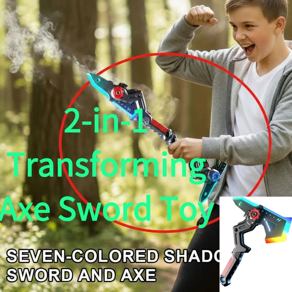 Игрушка-нож-меч 2-в-1 с функцией распыления - RGB LED подсветка, реалистичные звуковые эффекты, перезаряжаемая батарея Type-C
Игрушка-нож-меч 2-в-1 с функцией распыления - RGB LED подсветка, реалистичные звуковые эффекты, перезаряжаемая батарея Type-C