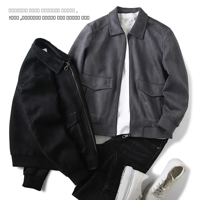 Stunning Good Goods! Wood Giant 599! Ultra Soft Suede! Autumn Winter Men's High End Casual Collar Jaet Coat
Stunning Good Goods! Wood Giant 599! Ultra Soft Suede! Autumn Winter Men's High End Casual Collar Jaet Coat