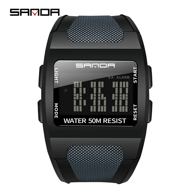 Sanda 222 Digital Watch For Men Student Shockproof Waterproof Sports Mens Wristwatches Youth Stopwatch Military Electronic Clock
Sanda 222 Digital Watch For Men Student Shockproof Waterproof Sports Mens Wristwatches Youth Stopwatch Military Electronic Clock