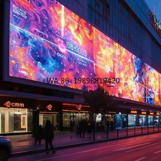 Wall Display P8 P10 High Brightness 5000 Nits CE Certified 3-Year Warranty All Weather Withstanded Outdoor LED
Wall Display P8 P10 High Brightness 5000 Nits CE Certified 3-Year Warranty All Weather Withstanded Outdoor LED